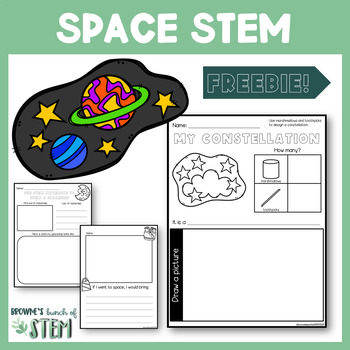 Preview of Space STEM: Design a Spacecraft, Create a Constellation, & Write About the Trip