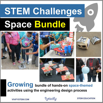 Preview of Space STEM Starter Challenges MEGA Bundle: Middle School