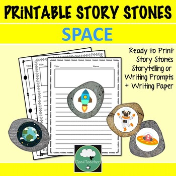 Preview of Space STORY STONES Story Prompts Writing Prompts
