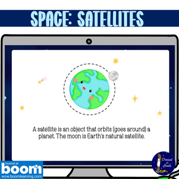 Preview of Space: Satellites BOOM Cards