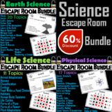 Science Breakout Escape Room Activities Bundle (Physical, 