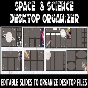 Preview of "First Contact" Science Desktop Organizer