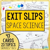 Space Science Exit Tickets | Stars, Cycles, Solar System, 