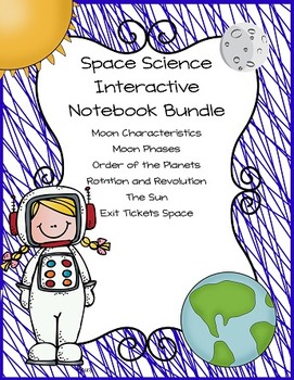 Preview of Space Science Interactive Notebook Bundle