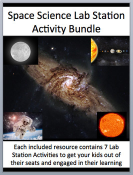 Preview of Space Science Lab Station Activity Bundle - Engaging, Hands-on Activities
