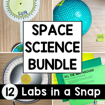 Preview of Space Science Labs in a Snap BUNDLE | Planets of the Solar System Moon Phases