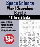 Astronomy Word Searches Bundle: Solar System, Constellatio