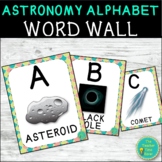 Space Science Vocabulary Word Wall- Astronomy Bulletin Boa
