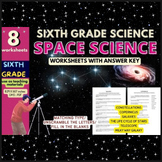 Space Science Worksheets- Sixth Grade | 6th Grade Worksheets