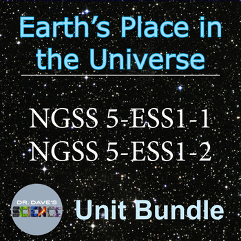 Preview of Space Science for NGSS 5 ESS1 and 5-ESS1-2 Unit Bundle