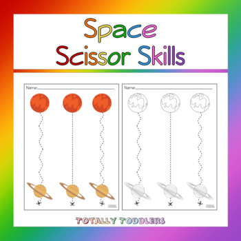 Preview of Space | Scissor Skills