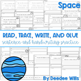 Outer Space Worksheets with Sentence Building and Sentence