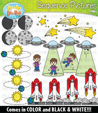 Space Sequence Action Pictures Clipart {Zip-A-Dee-Doo-Dah 