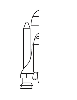 Preview of Space Shuttle Mirror Image Drawing