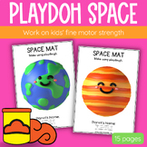 Space/Solar System Playdoh/Playdough Mats Planets, Rocket,