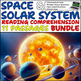 Space & Solar System reading comprehension passages and qu