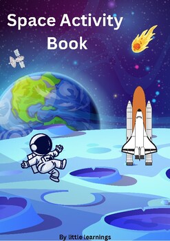 Space / Solar system activity book - free by SB little learnings