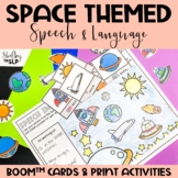 Space Speech Therapy:Print, No-Print, and FREE Boom™ Cards
