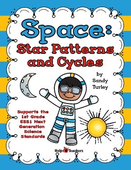 Preview of NGSS.1-ESS-1:1st Grade:Space: Star Patterns and Cycles/Printable & TPT Digital
