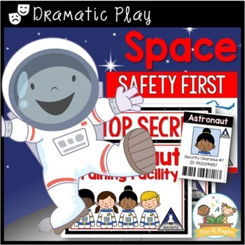 Preview of Space Station Dramatic Play: Preschool Pre-K & Kindergarten