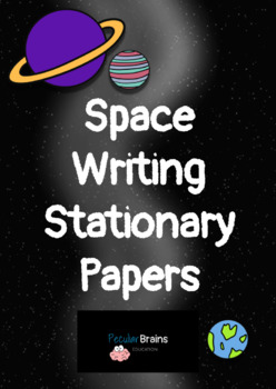 Preview of Space Stationery Writing Pack x71 Papers