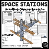 Space Stations Reading Comprehension Worksheet History of 