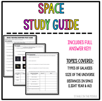 Preview of Space Study Guide