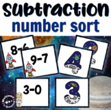 Space Subtraction Sorting for Math Centers or Hands-on Mat