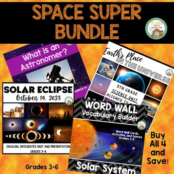 Preview of Space Super Bundle:  Solar System, Eclipse, Astronomer
