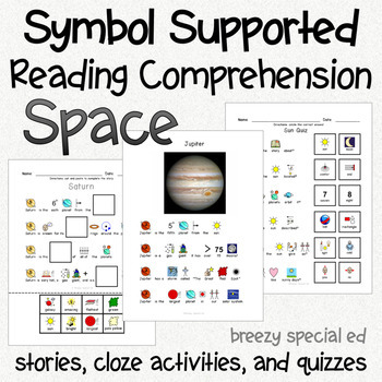 Preview of Space - Symbol Supported Picture Reading Comprehension for Special Education