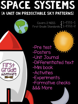 Preview of Space Systems Pack {NGSS First Grade Science} Predictable Sky Patterns
