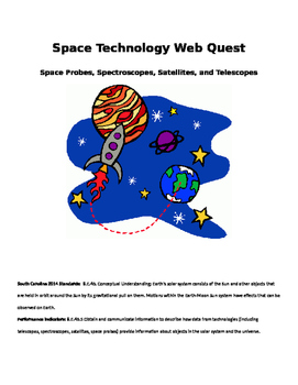 Preview of Space Technology Webquest