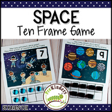 Space Ten Frame Game  (Pre-K + K Math)