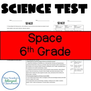Preview of Space Test