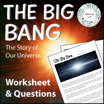 Preview of The Big Bang - Worksheet & Questions
