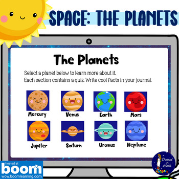 Preview of Space: The Planets BOOM Cards