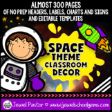 Outer Space Theme Classroom and Bulletin Board Decor EDITABLE