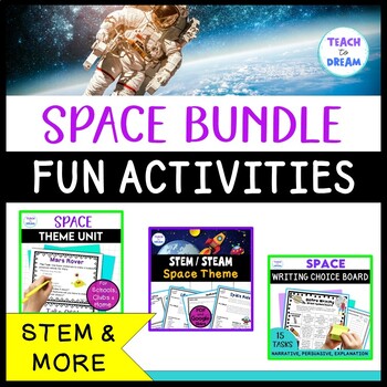 Preview of Space Theme Activities Bundle