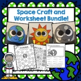 Space Theme Activity Bundle, Space worksheets, Space Crafts