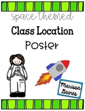 Class Location Chart Space Theme