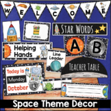 Outer Space Theme Classroom Decor Bundle Decorations Pack