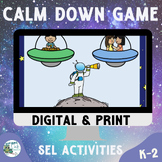 Space Theme Coping Skills Activity Calm Down Game- SEL GAME