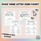 Space Theme Letter Size Packet