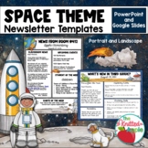 Space Theme Newsletter Templates