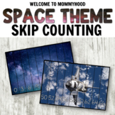 Space Theme Number Puzzles for Math Centers - Counting to 