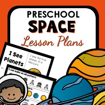 Preview of Space Theme Preschool Outer Space Activities Centers and Lesson Plans