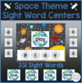 Space Sight Word Centers