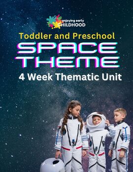 Preview of 4 Week Space Theme (Thematic Unit & Printables)