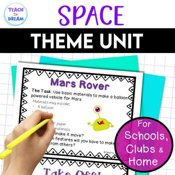 Preview of Space Theme Activities Thematic Unit