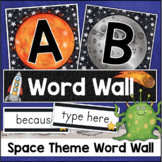 Outer Space Theme Classroom Decor Word Wall Letters EDITAB